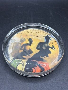 Salvador Dali Hallucinogenic Toreador Glass Paperweight Collectible Art Artwork